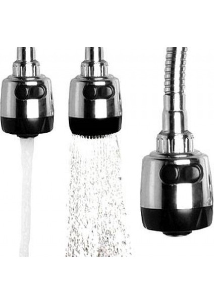 Renkli Silikonlu Oynar Başlıklı 2 Fonksiyonlu Spiral Musluk Başlığı modelleri