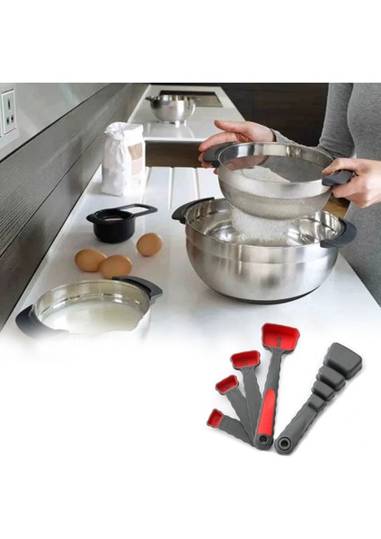 Pratik Ölçü Kaşığı 4 Lü Set