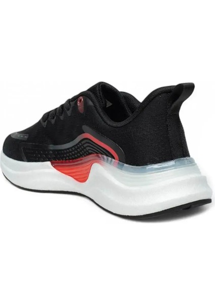 Siyaha Kırmızı Detay Comfort Taban Yürüyüş ve Koşu Erkek Spor Ayakkabı modelleri