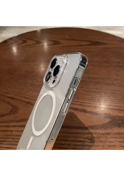 iPhone 15 Promax Magsafe Uyumlu Sararmaz Sert Mika Kristal Netliğinde Ultra Ince Hafif Pc Kılıf fiyatları