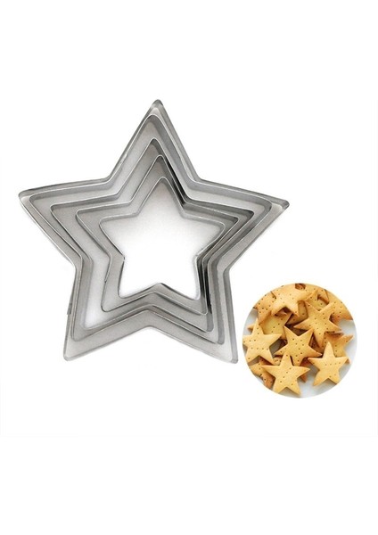 Kurabiye Kalıbı Metal Yıldız 5 Parça fiyatları