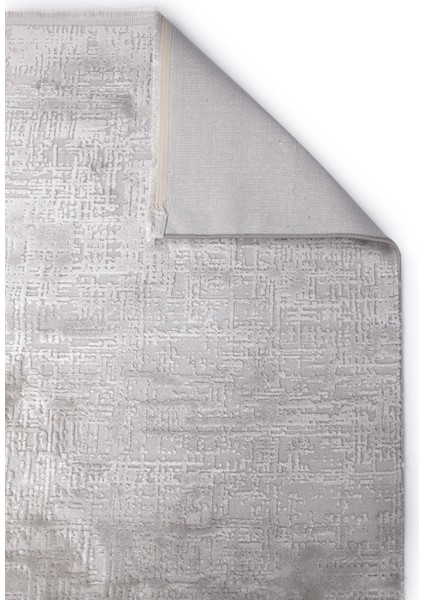 Enti Akik 8609 Gri Halı Kilim Salon Mutfak Kesme Yolluk Dokuma