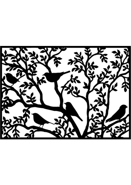 Ahşap Işleme Duvar Süsü - 30 cm x 50 cm