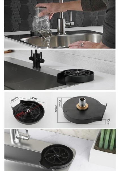 Basınçlı Bardak Sürahi Yıkama Aparatı Mutfak Lavaboları Için Hızlı Pratik Yıkama fiyatları