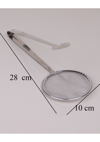 Süzgeçli Kızartma ve Haşlama Maşası Midi Boy modelleri