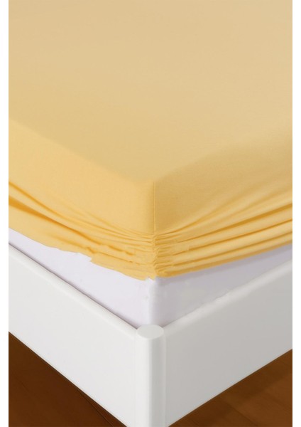 %100 Pamuk Çarşaf Takimi-Sarı fiyatları