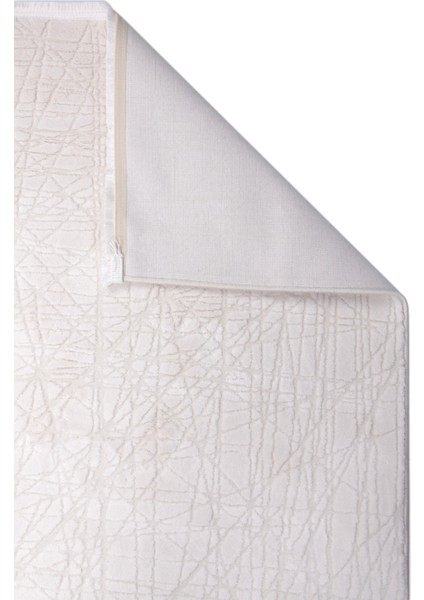 Enti Akik 8615 Krem Halı Kilim Salon Mutfak Kesme Yolluk Dokuma