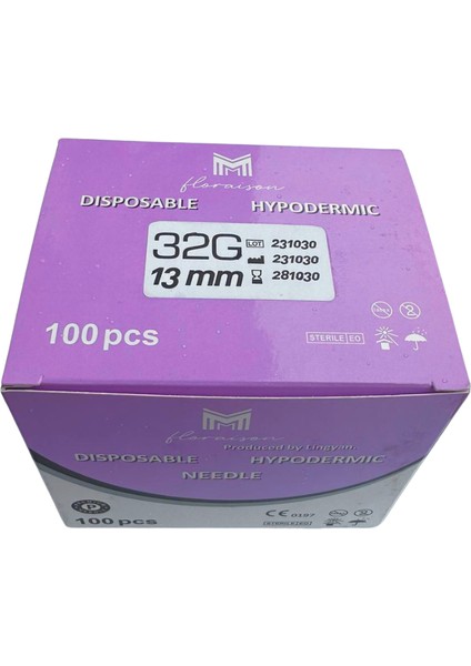 Mezoterapi Iğne Ucu 32 G 13 mm 100 Adet / Kutu