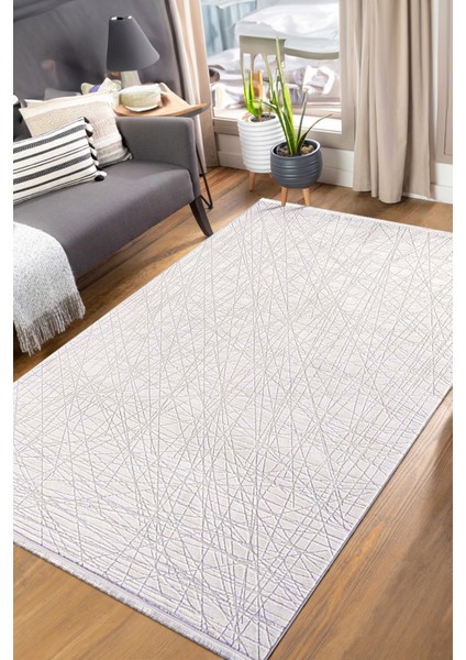 Enti Akik 8615 Krem Halı Kilim Salon Mutfak Kesme Yolluk Dokuma