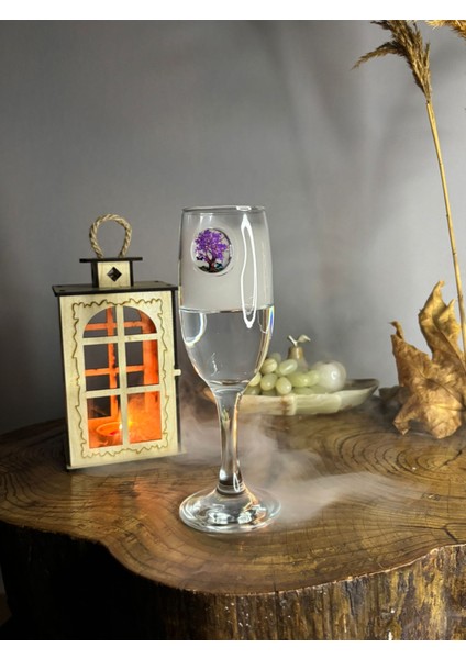 Şampanya Kadehi̇ Ağaç Fi̇gürlü 2'li̇ fiyatları