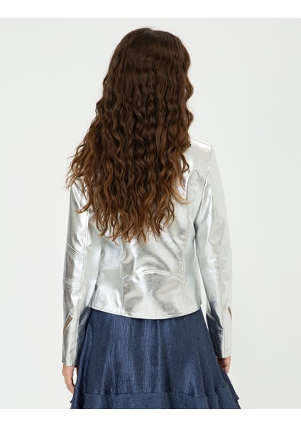 Kadın Bronz Slim Fit Mont 50248487-VR129 fırsatları