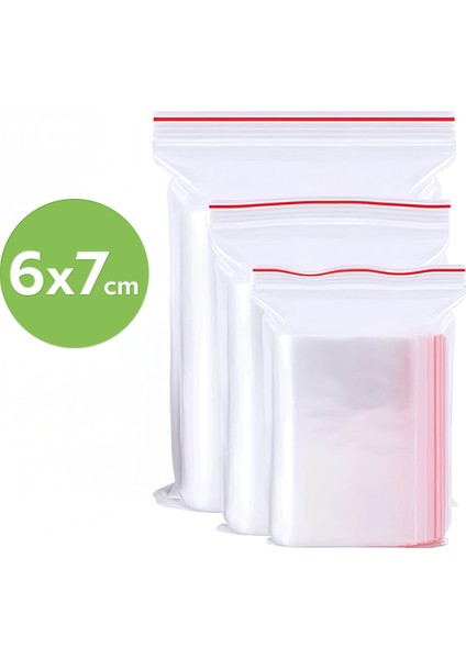 Kilitli Torba Kına Poşeti 6x7 100 Adet