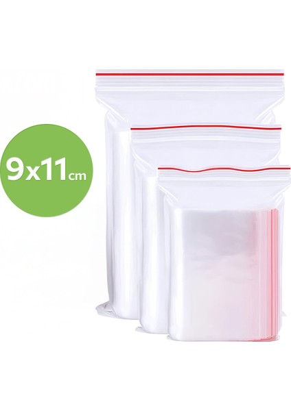 Kilitli Torba Kına Çerez Hurma Poşeti 9X11 100 Adet