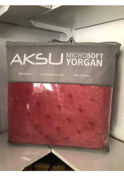 Microsoft Punto Yorgan Çift Kişilik 195X215 Gül Kurusu