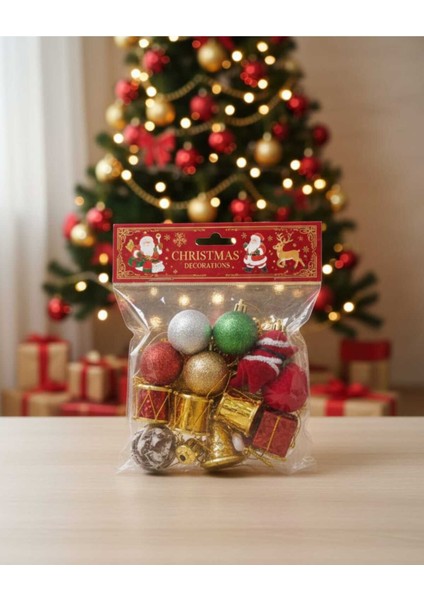 Çok Renkli Noel Ağacı Süsleri, Şık ve Renkli Dekorasyon Aksesuarları