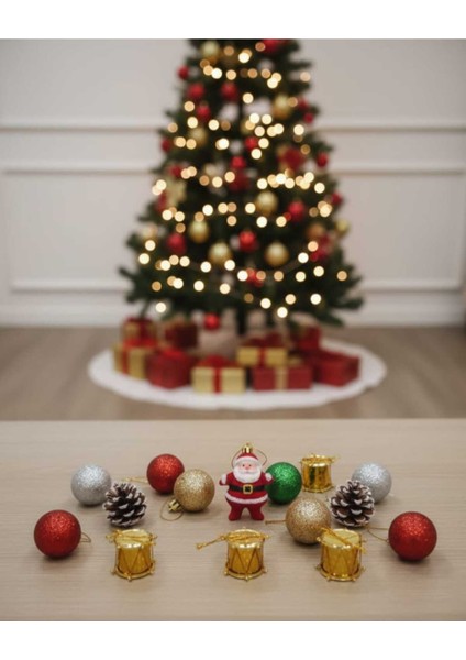 Çok Renkli Noel Ağacı Süsleri, Şık ve Renkli Dekorasyon Aksesuarları fiyatları