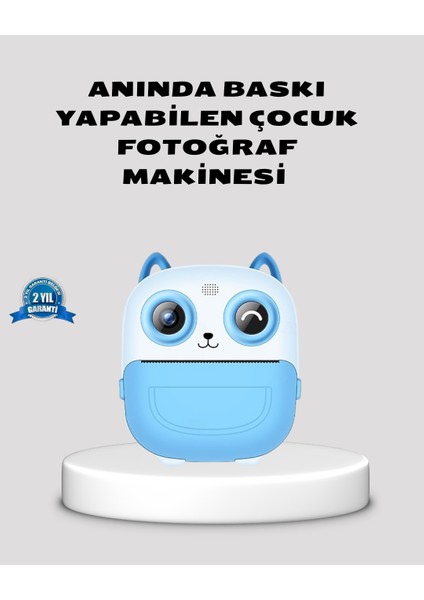 Çocuklar Için Termal Yazıcı 48MP Çift 1300MAH Batarya