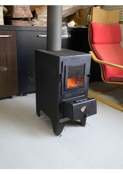 DYT SOBA. Ev Tipi Güçlü Isıtıcı Mini Kuzineli | 20 Yıl Dayanımlı 4 mm Çelik Yanma Haznesi| Odun + Kömür modelleri