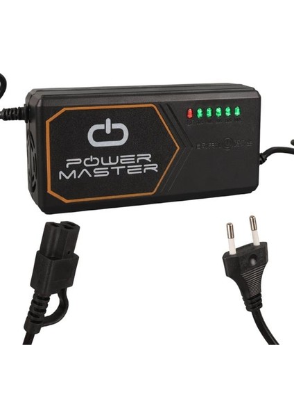 PM-31801 60 Volt - 20 Amper Iec C15 Dişi Uçlu Kapasite Göstergeli Elektrikli Bisiklet Ş