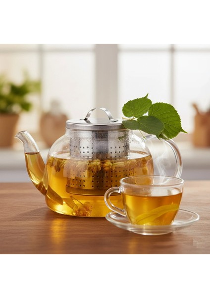 Çay Süzgeci Büyük Boy Paslanmaz Çelik Demlik Içi Çay Süzgeci Geniş Hacimli ve Dayanıklı modelleri