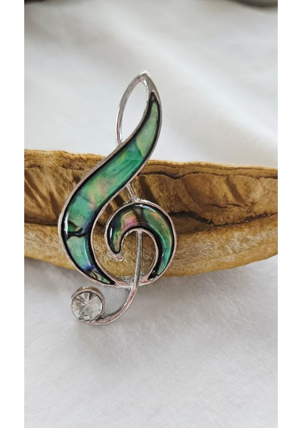 Müzük Sol Anahtarı Broş-Yaka Iğnesi fiyatları