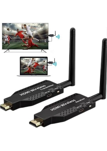 PM-19864 5.8g Hdmı Görüntü Aktarıcı 50 Metre Uzatıcı