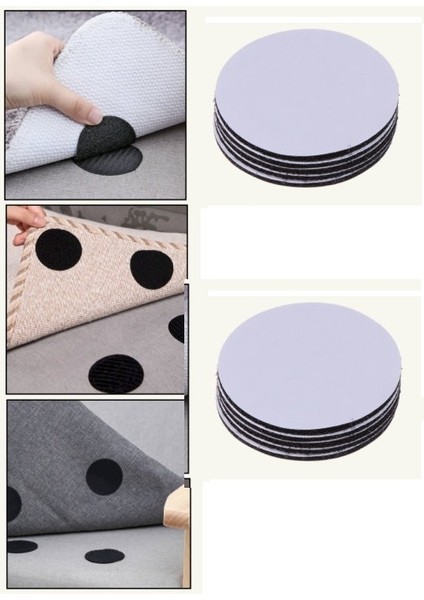 20 Li Halı Kilim Kaydırmaz Cırt Seti- Mobilya Sandalye Koltuk Kılıfı Sabitleyici Yapışkanlı modelleri