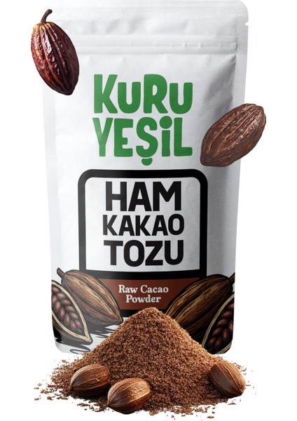 - Ham Kakao - Cocoa Powder - Kakao Tozu - Katkı Yok - Koruyucu Yok - 450 gr