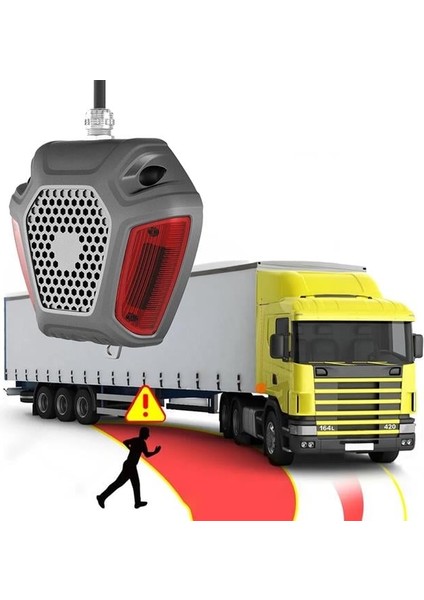 PM-21671 Tır - Kamyon Kör Nokta Uyarı ve Acil Aydınlatma Cihazı - Sensörsüz (Türkçe Dil