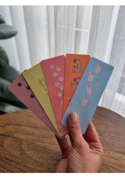 Sevimli Hayvanlar ve Avokado Temalı 5'li Kitap Ayracı Seti | Rotaly fiyatları