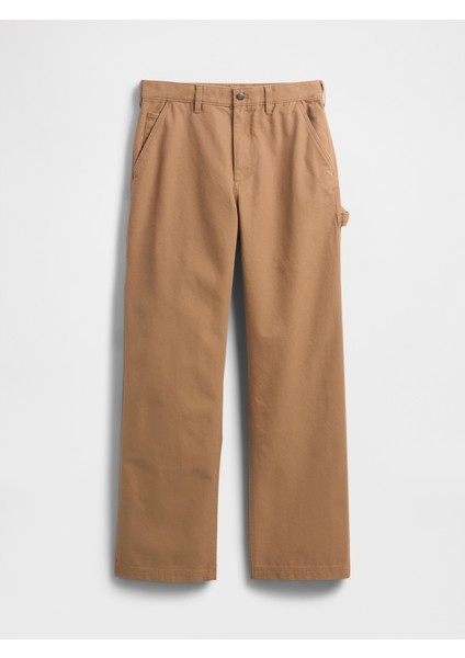 Erkek Kahverengi Canvas '90S Loose Pantolon fiyatları