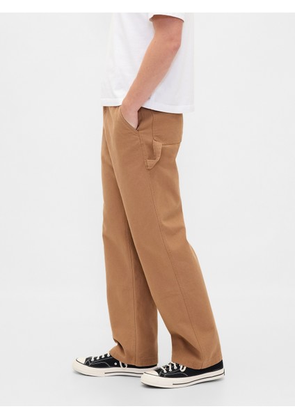 Erkek Kahverengi Canvas '90S Loose Pantolon indirimleri