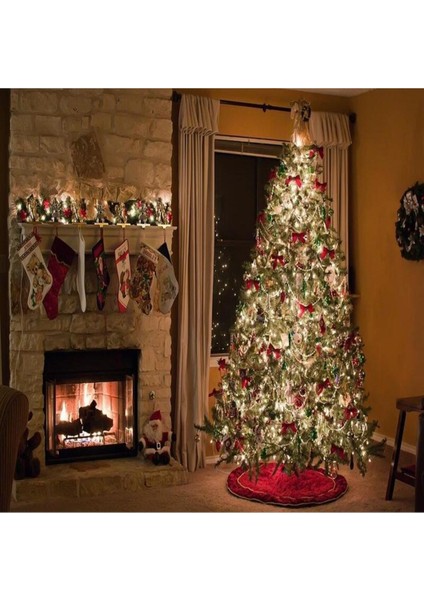 Kırmızı Yılbaşı Zinciri 5 Metre Bakır Malzemeden Incili Çam Ağacı Süsü ve Dekor fiyatları