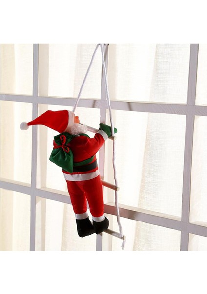 25CM Merdivende Noel Baba Figürü, Dekoratif ve Şık Süsleme, Ev ve Hobi Için