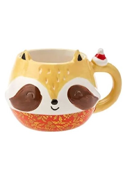 New Year Fat Raccoon Mug 380 ml