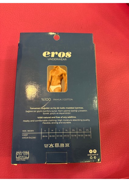 Büyük Beden Doğal Pamuklu Azo Test Onaylı Ince Lastikli 2li Erkek Külot fırsatları