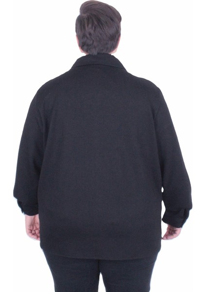 Mocgrande Erkek Büyük Beden Uzun Kollu Gömlek 25727 Sıyah modelleri