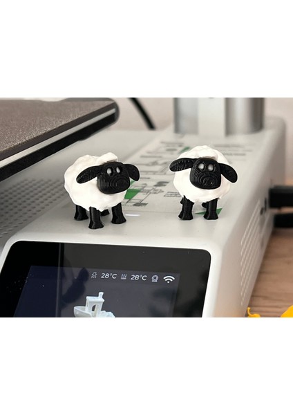 Mini Koyun Dekor Figürleri – 10’lu Set | Turuncu / Beyaz / Pembe / Karışık fiyatları