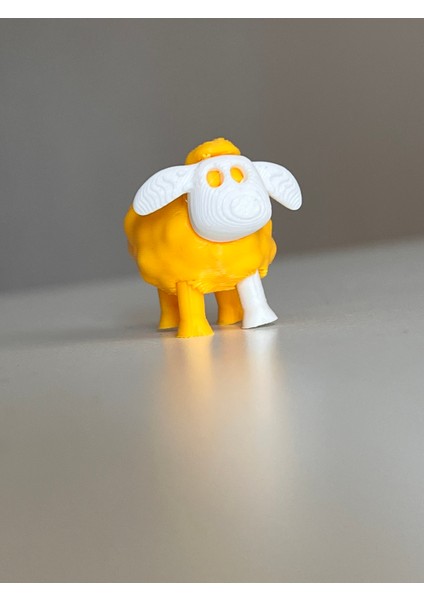 Mini Koyun Dekor Figürleri – 10’lu Set | Turuncu / Beyaz / Pembe / Karışık modelleri