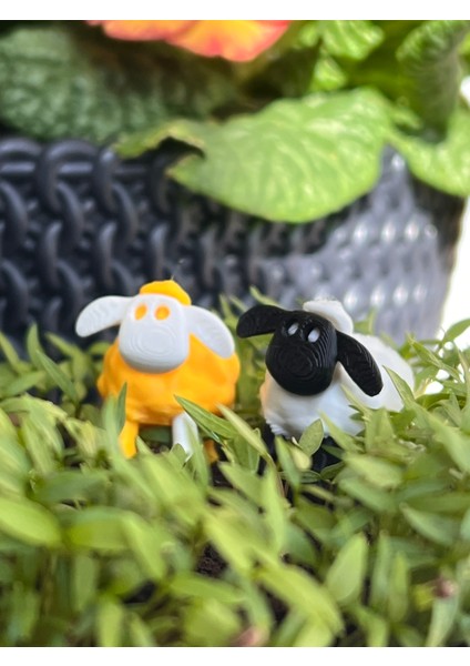 Mini Koyun Dekor Figürleri – 10’lu Set | Turuncu / Beyaz / Pembe / Karışık fırsatları