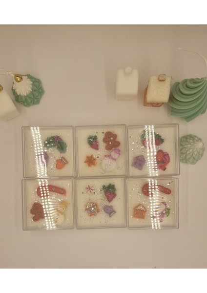 Yılbaşı Temalı 4 Lü Mum fiyatları