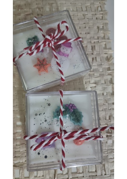 Yılbaşı Temalı 4 Lü Mum fırsatları