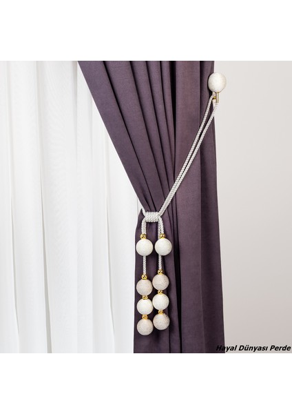 Özel Yapım 8 Toplu Perde Toplayıcı Ip Sargı Renso Braçol Takım