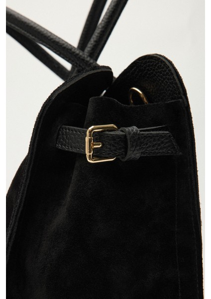 %100 Hakiki Süet Deri Fermuar Kapama ve Iç Cep Detaylı Kadın Omuz Çantası indirimleri