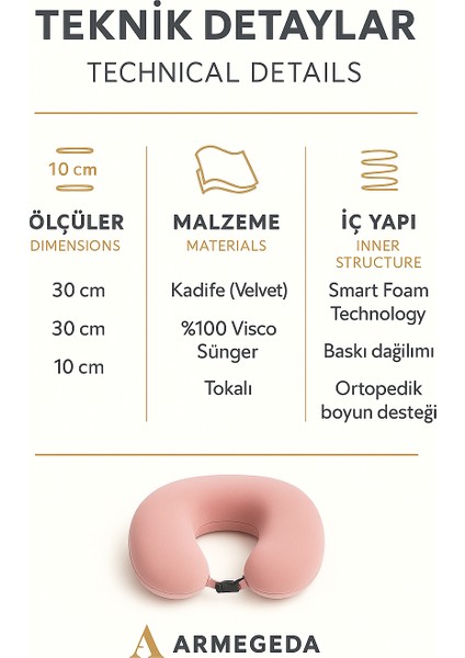 Visco, Seyahat, Boyun, Yastığı, Rahat, Uyku,Pembe. Kadifemsi Yastık fırsatları
