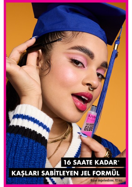 the Brow Glue Instant Brow Styler - Şeffaf Kaş Sabitleyici Maskara & Lp Volume Million Lashes Feline Siyah Maskara modelleri