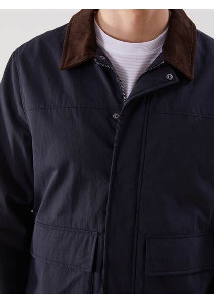 Yeni Sezon Standart Kalıp Gömlek Yaka Erkek Mont fırsatları