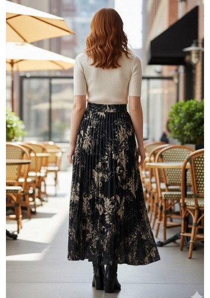 5478 Desenli Plise Etek modelleri