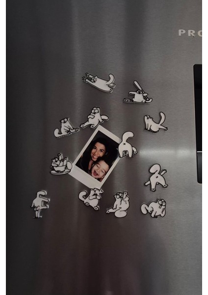 Sevimli Kedi Magnet Seti – Not Tutucu Buzdolabı Magnetleri – 11 Parça Dekoratif Set fiyatları
