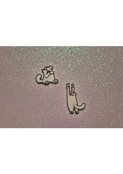 Sevimli Kedi Magnet Seti – Not Tutucu Buzdolabı Magnetleri – 11 Parça Dekoratif Set